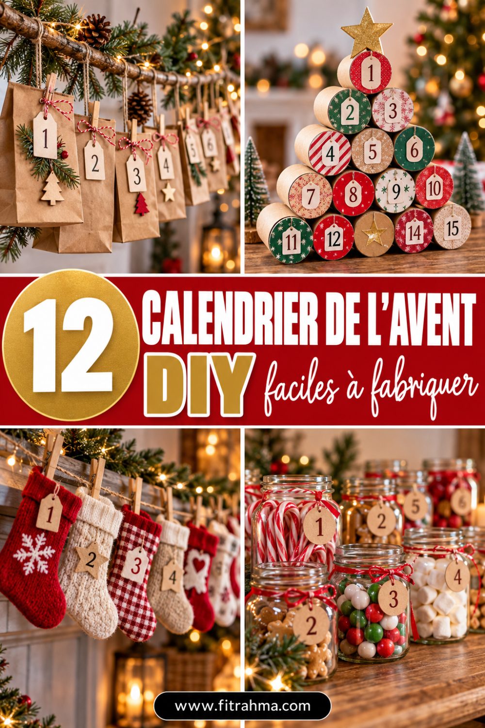 Calendrier de l'Avent DIY : 12 idées faciles