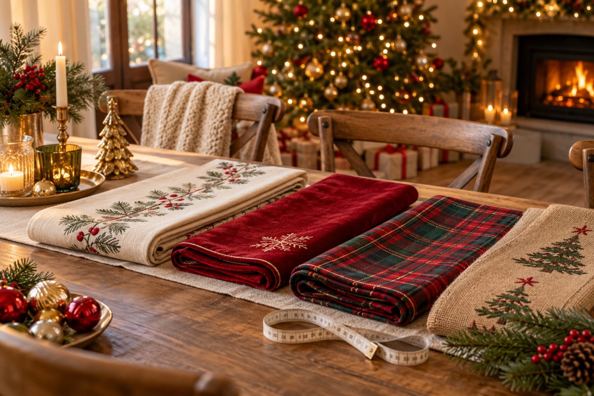 Choisir un chemin de table de Noël