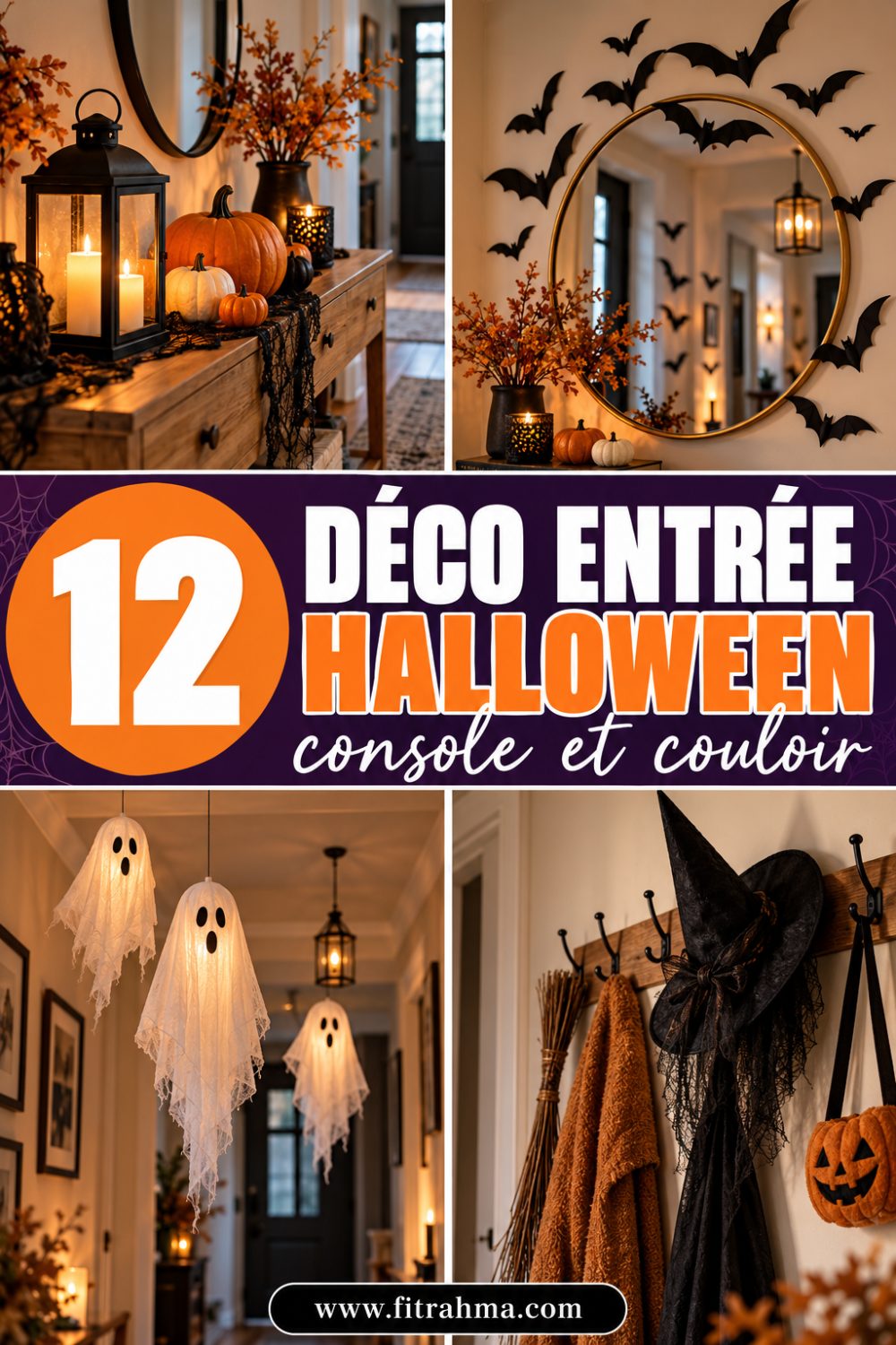 Déco entrée Halloween : 12 idées pour la console et le couloir