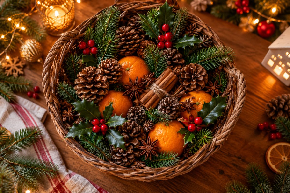 Matériaux pour une déco de Noël naturelle