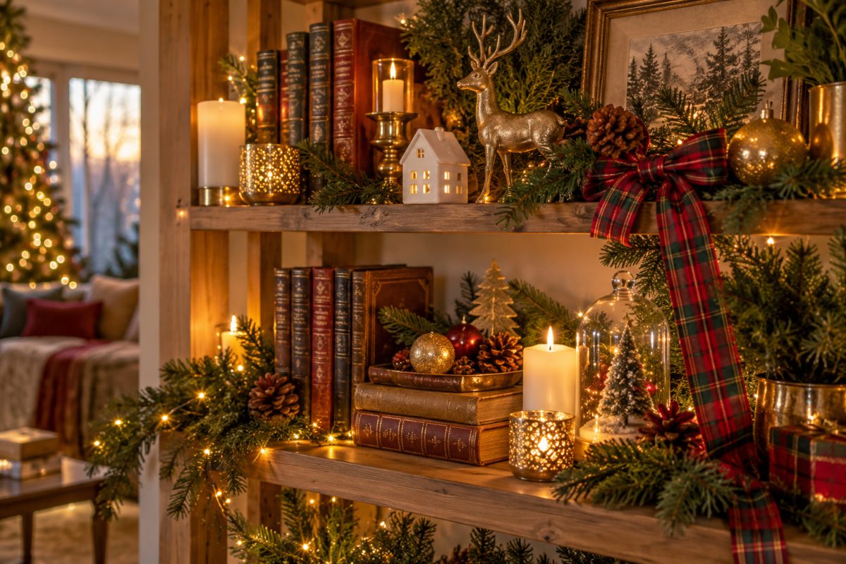 Associer le tartan à la déco de Noël