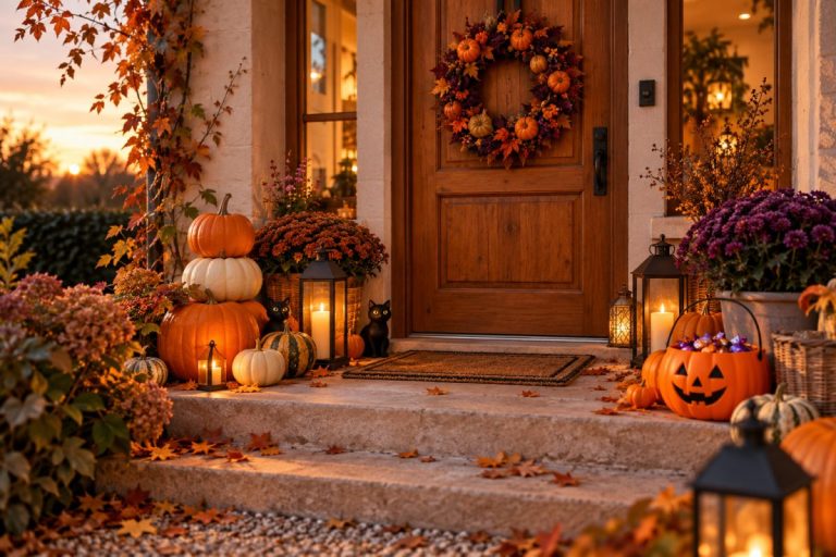 deco porte entree halloween 2