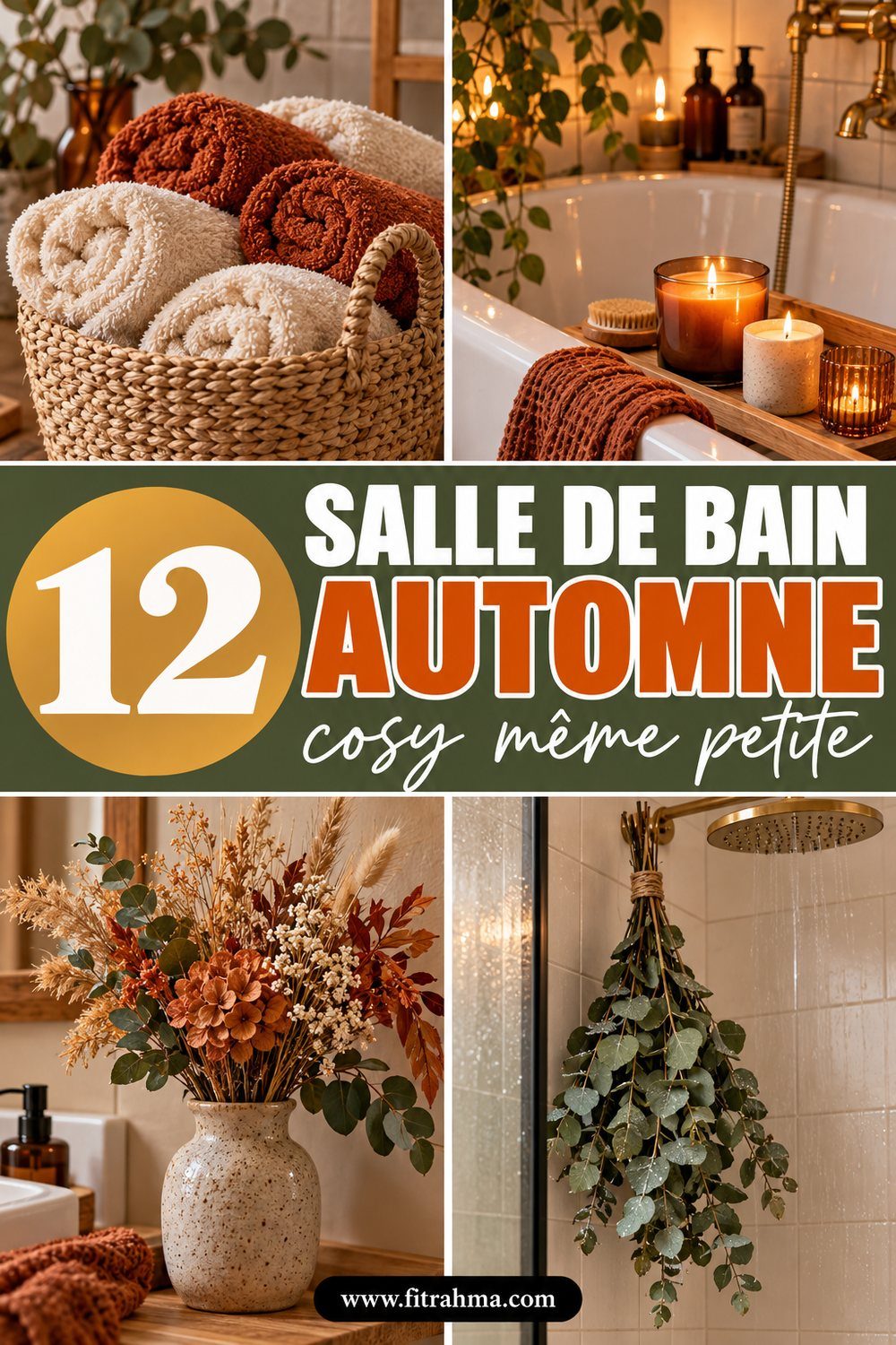 Déco salle de bain d'automne : 12 idées cosy