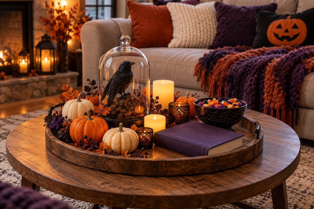 Déco table basse Halloween : 12 idées cosy pour le salon