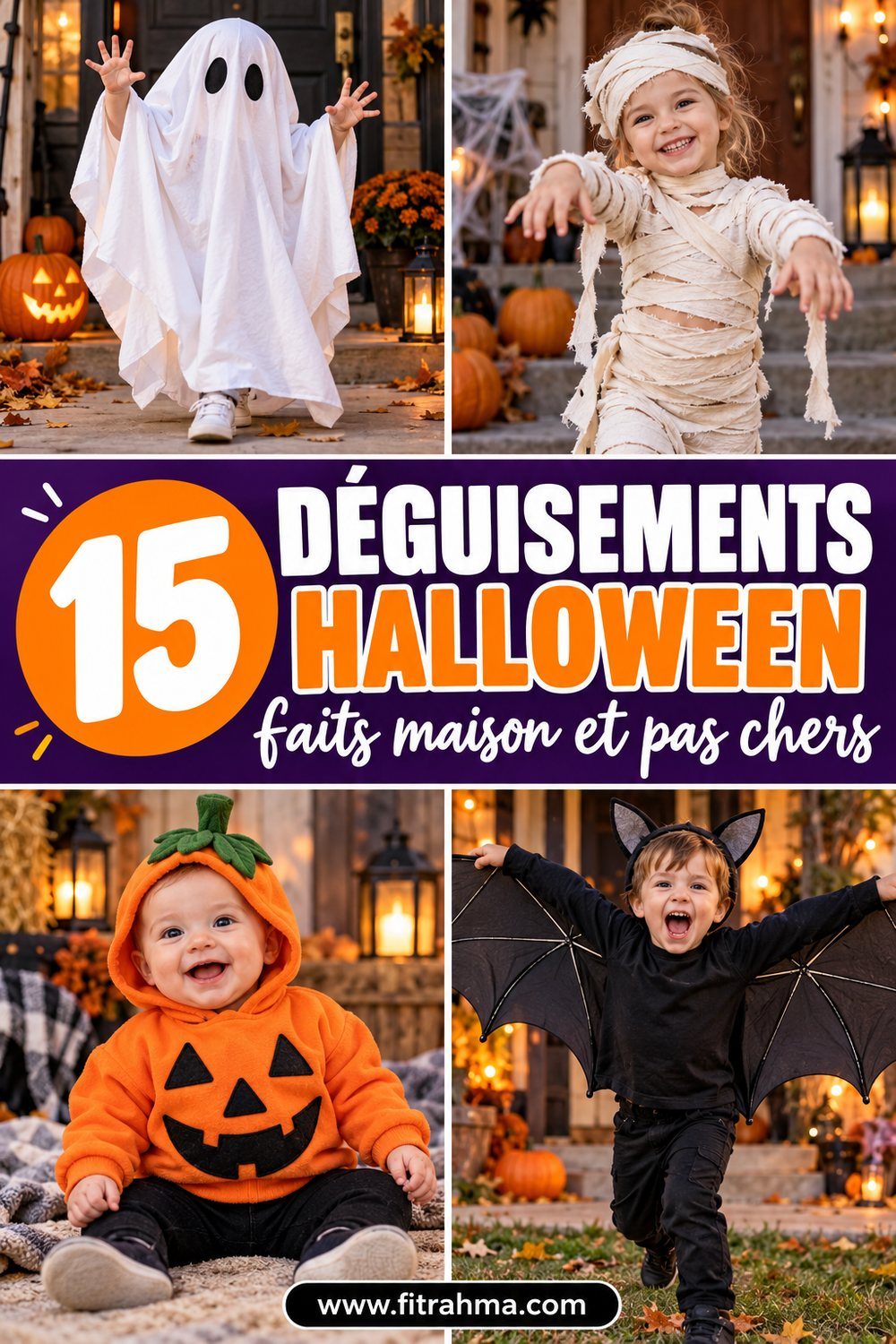 Déguisement d'Halloween fait maison pour enfant : 15 idées
