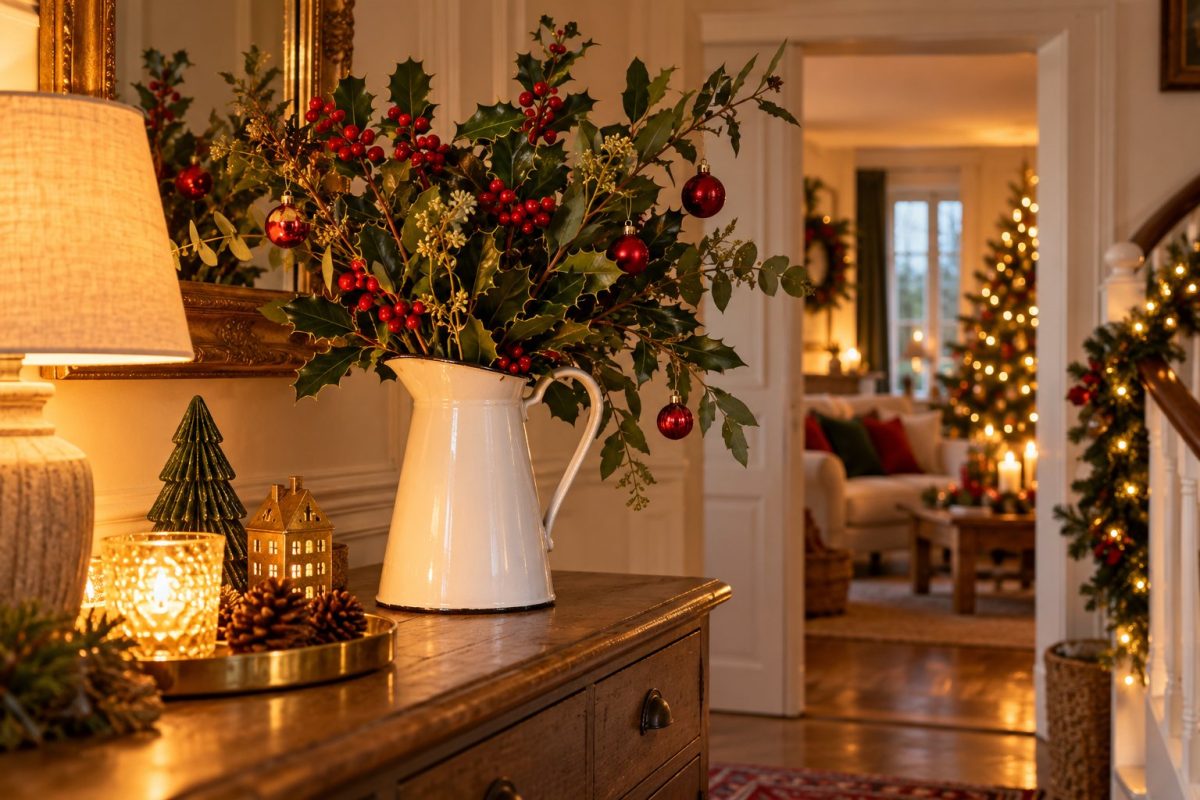 Des branches du jardin dans une cruche