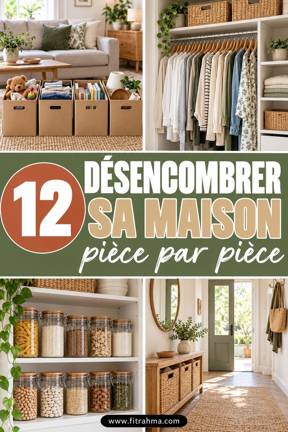 Désencombrer sa maison : 12 étapes pièce par pièce