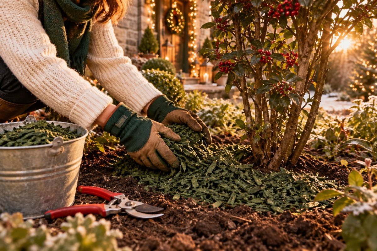 En faire du paillis pour le jardin