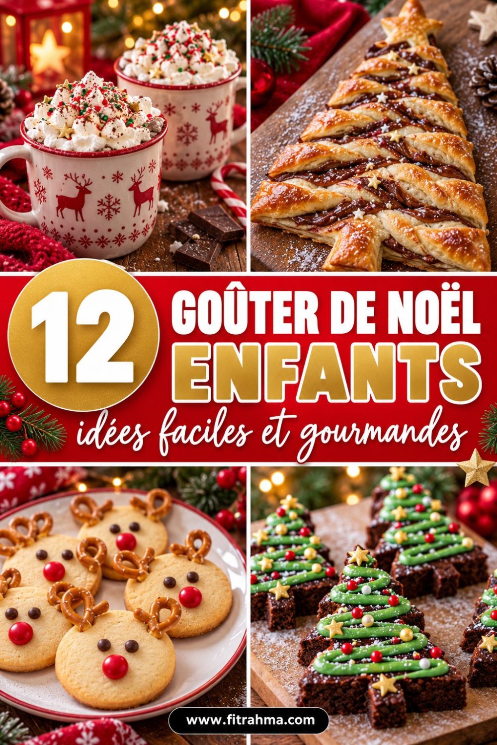 Goûter de Noël pour les enfants : 12 idées faciles et gourmandes