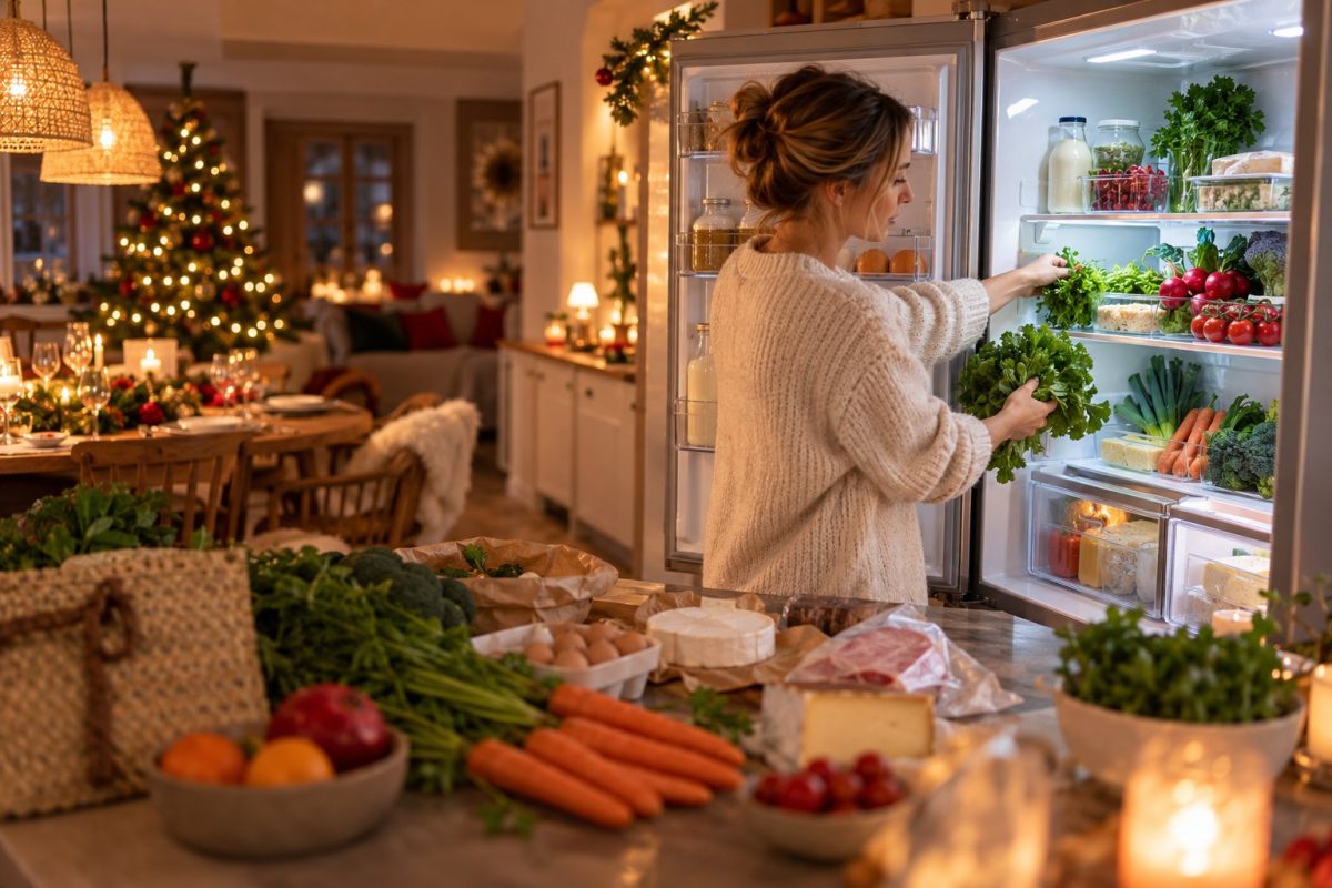 J-3 : courses du frais et frigo vidé