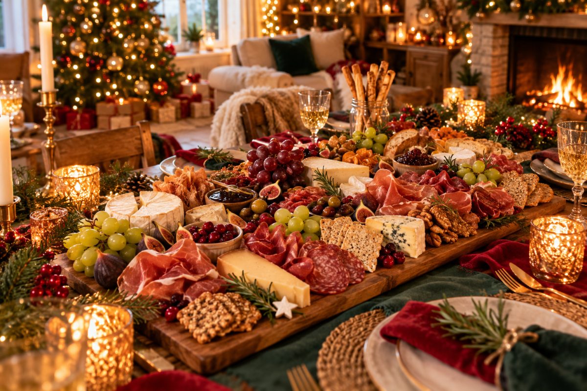 La grande planche grazing de Noël