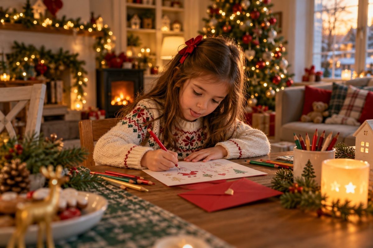 La lettre au Père Noël et sa réponse