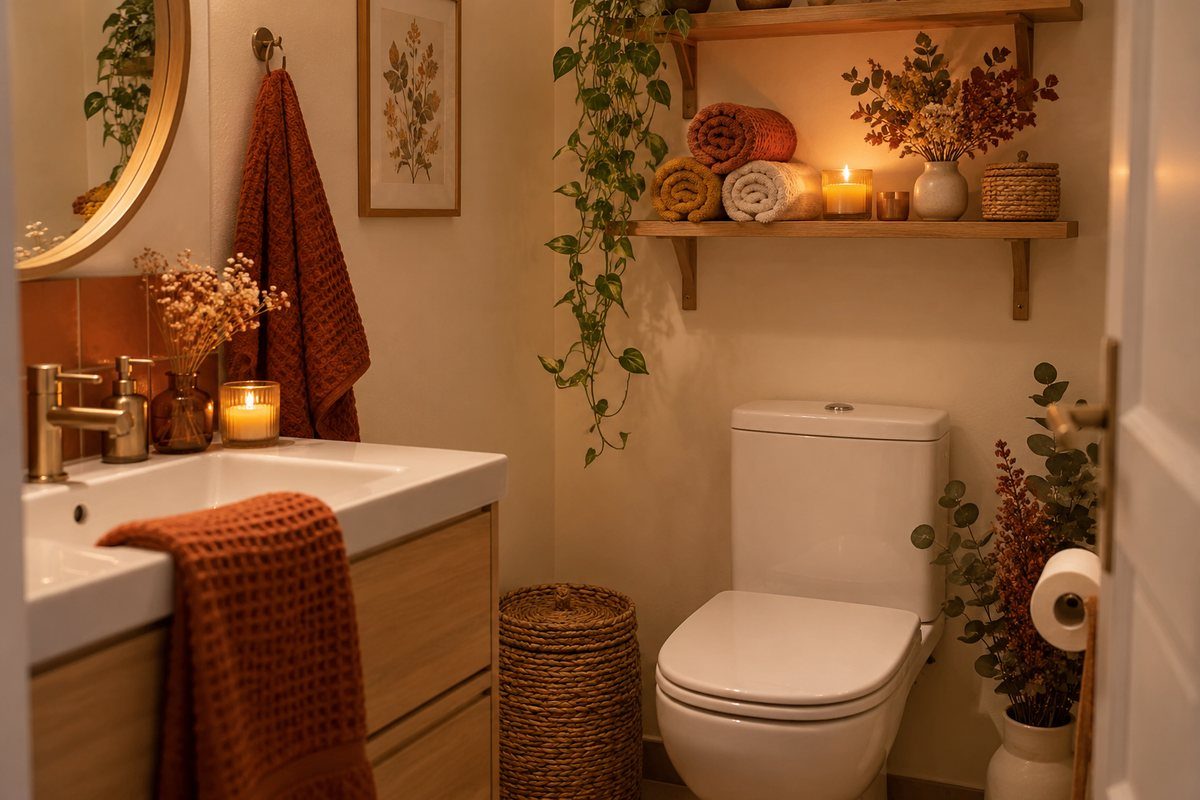 La petite salle de bain cosy