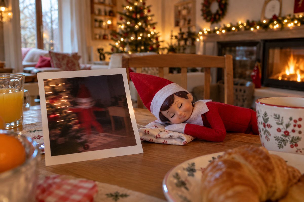 La photo du lutin dans la nuit