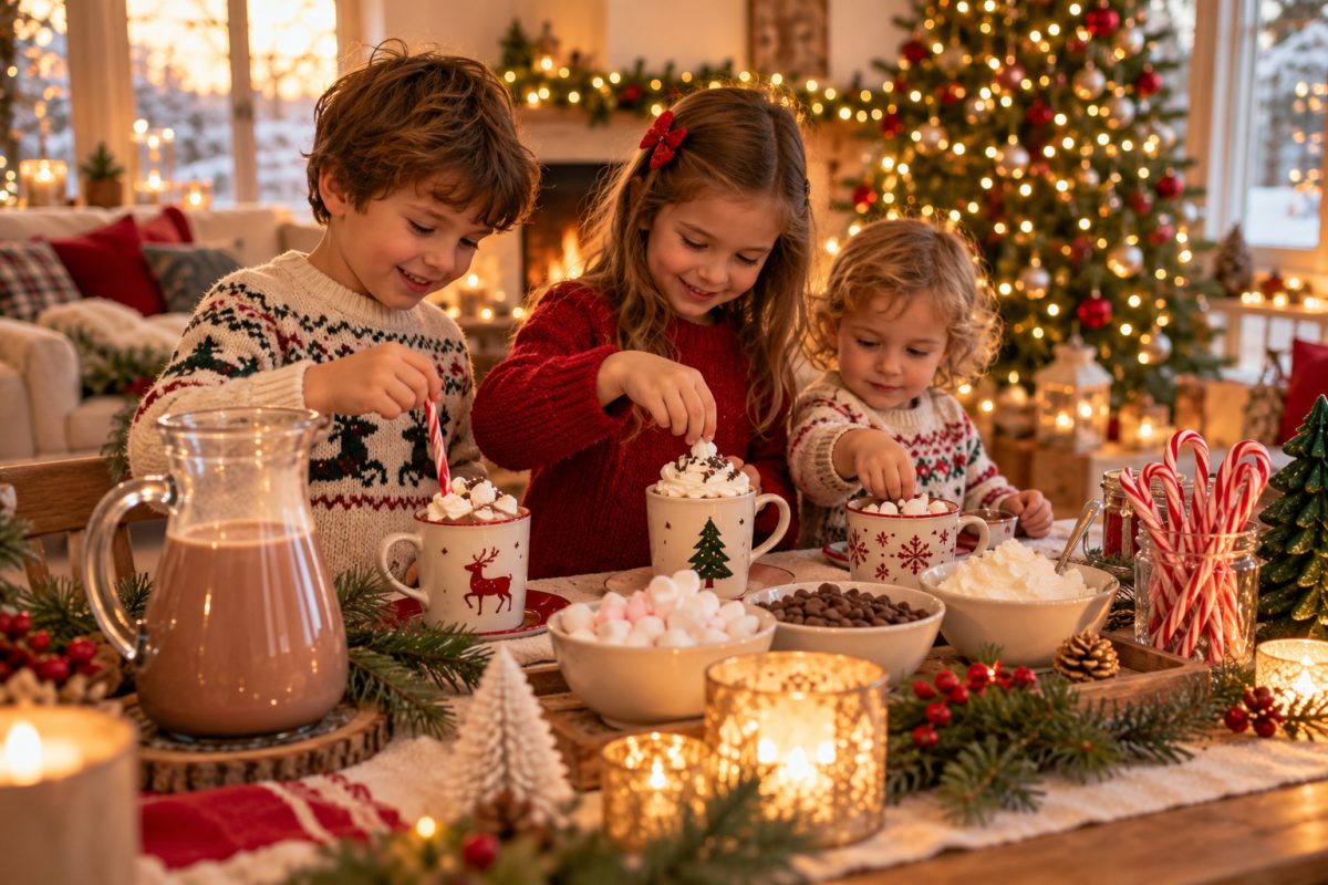 Le bar à chocolat chaud