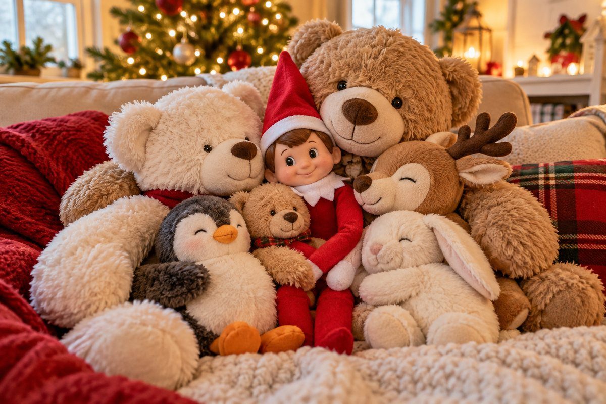 Le câlin des peluches