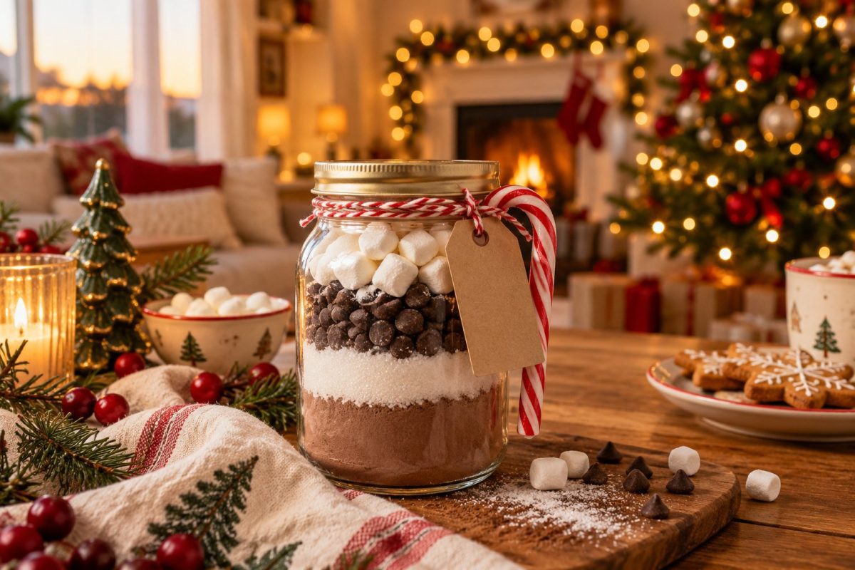 Le chocolat chaud en bocal