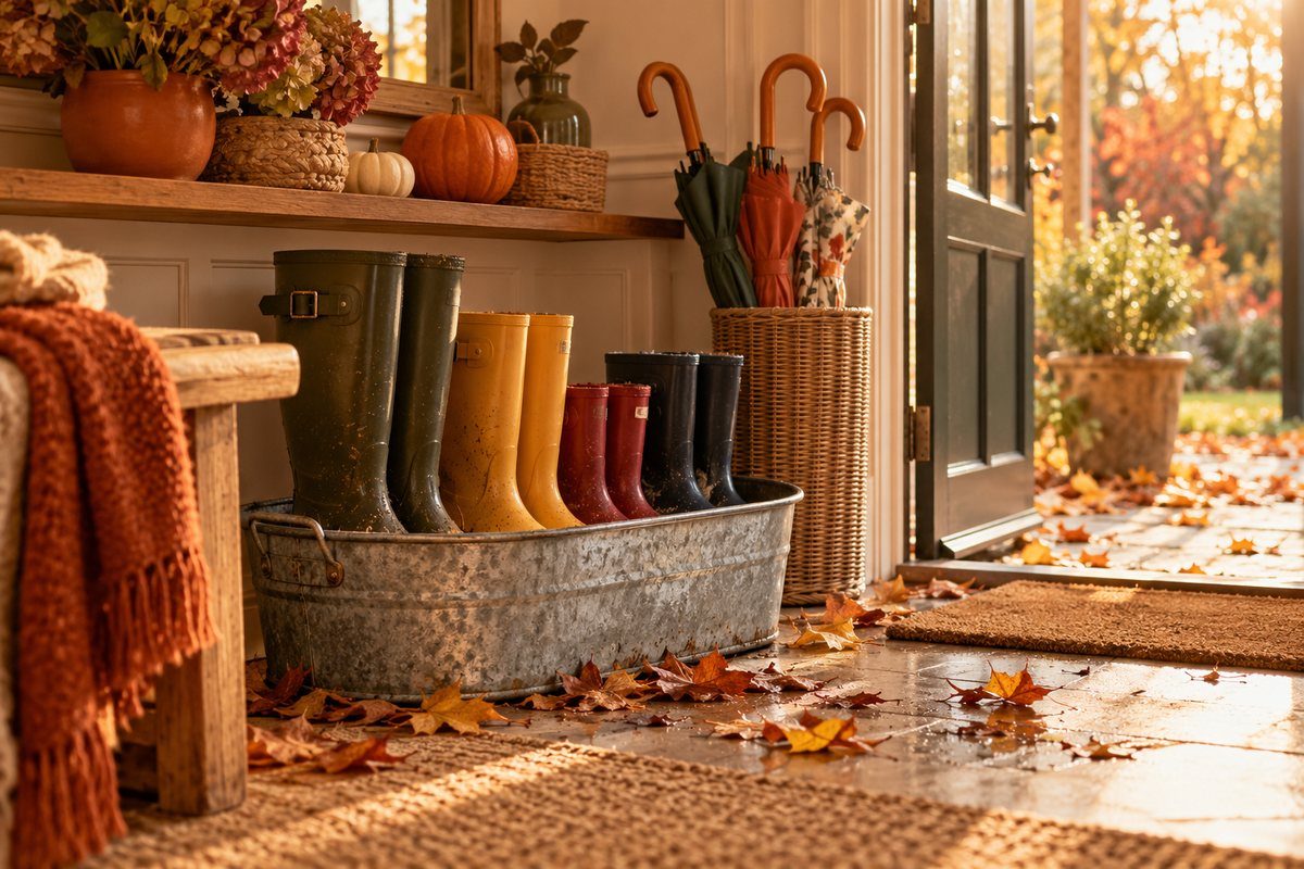 Le coin des bottes de pluie