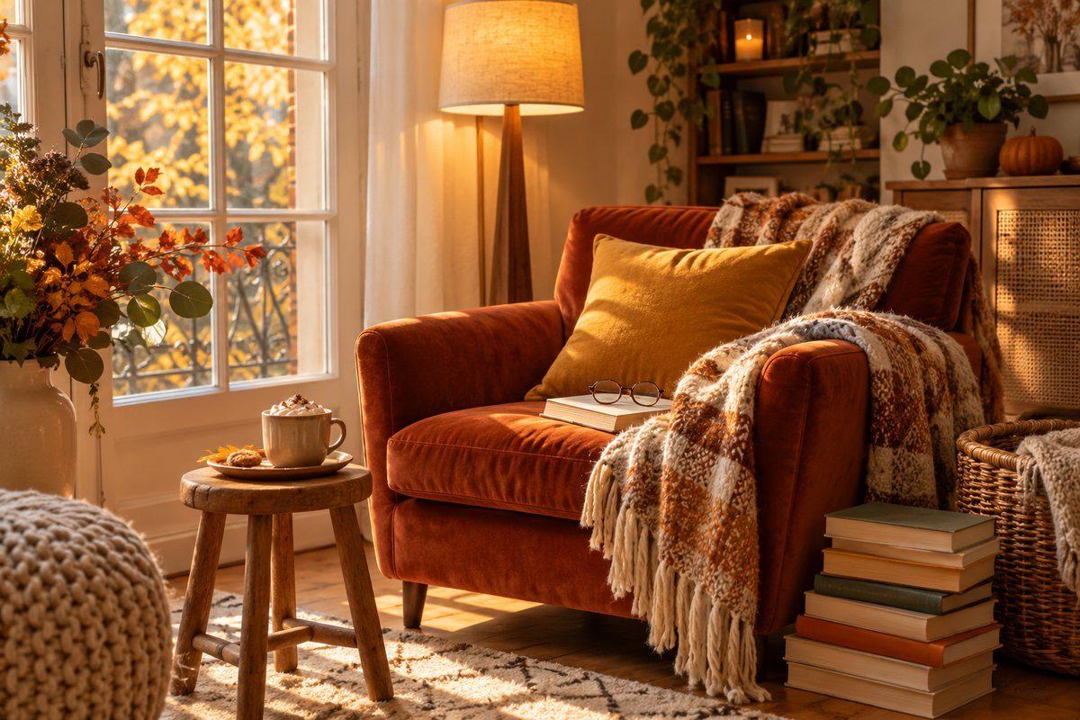 Le coin lecture cocooning
