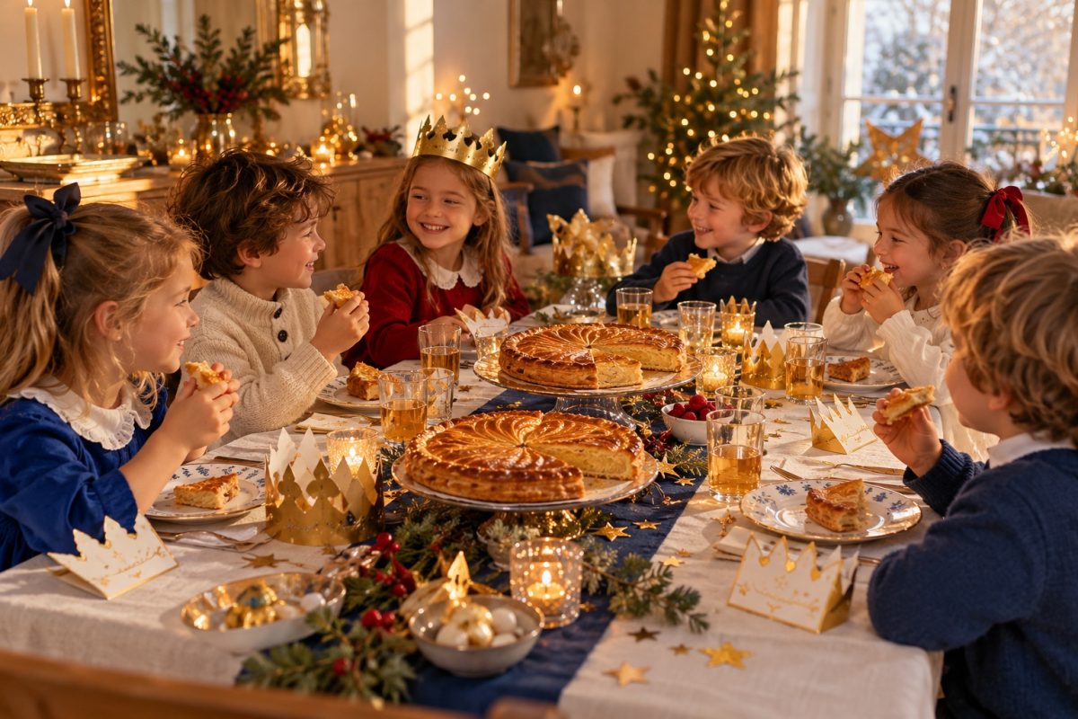Le goûter des rois avec les copains