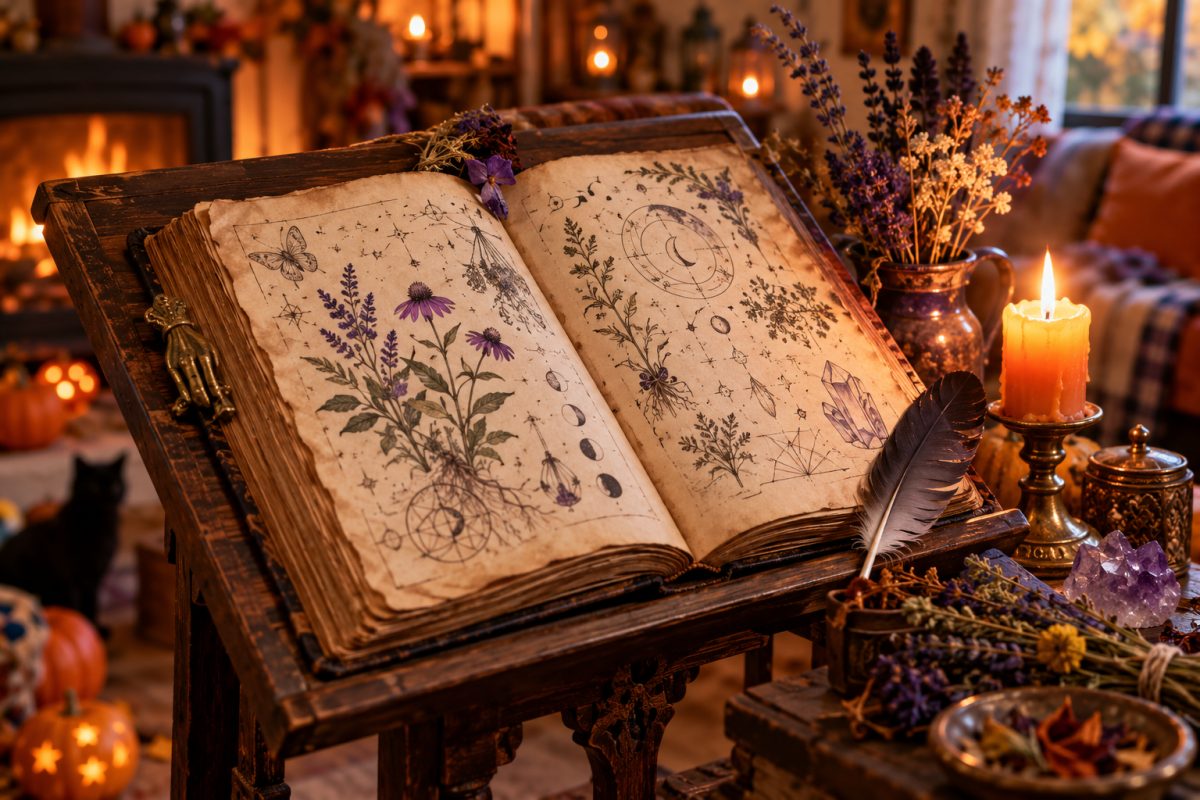 Le grimoire de sorcière