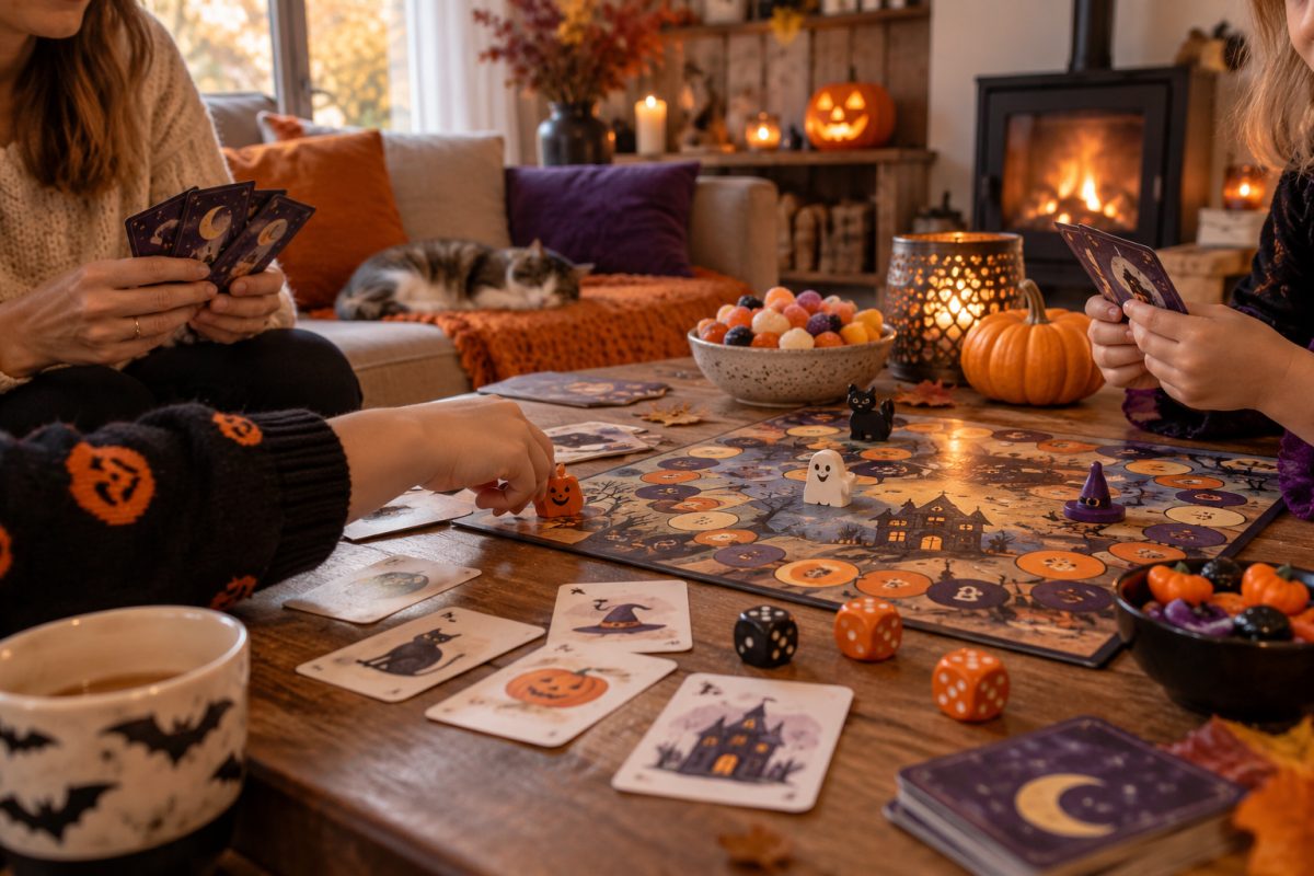Le jeu de société d'Halloween