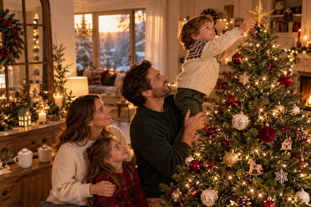 Le jour où l'on fait le sapin ensemble