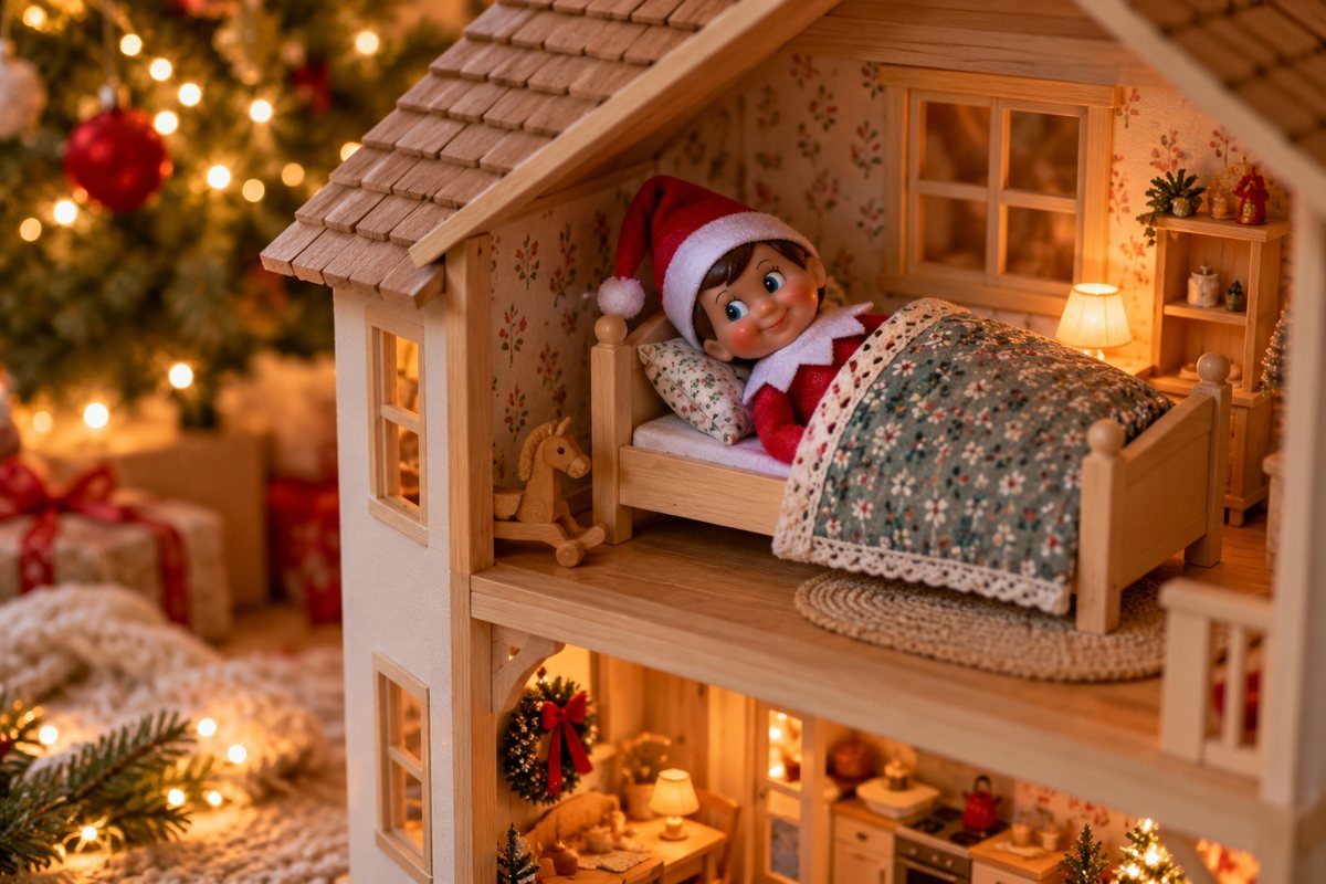 Le lutin dans la maison de poupée