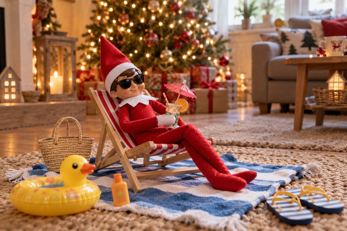 Le lutin en vacances
