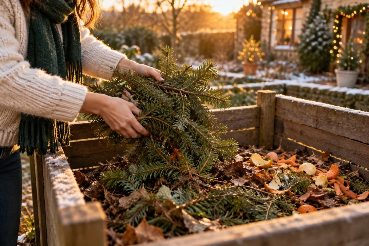 Le mettre au compost avec modération