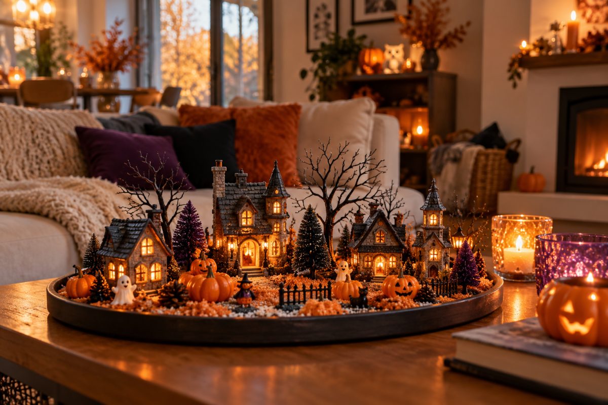 Le mini village d'Halloween