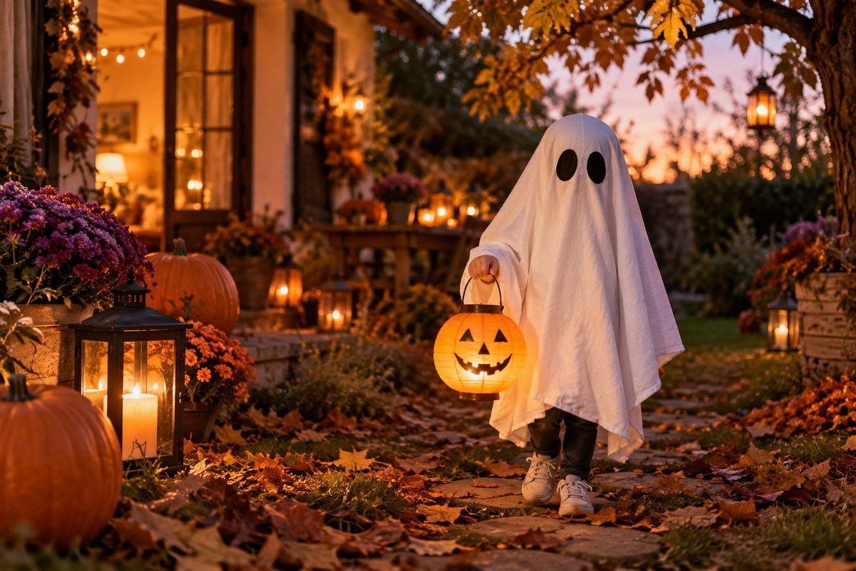 Le petit fantôme en drap blanc
