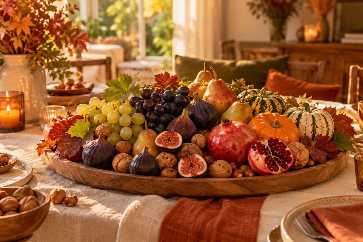 Le plateau de fruits et de légumes de saison