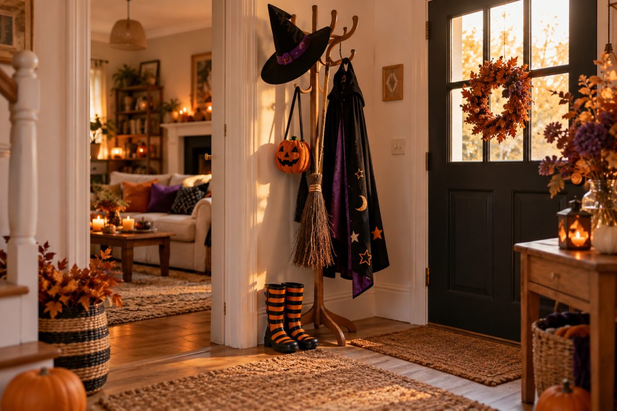 Le portemanteau d'Halloween