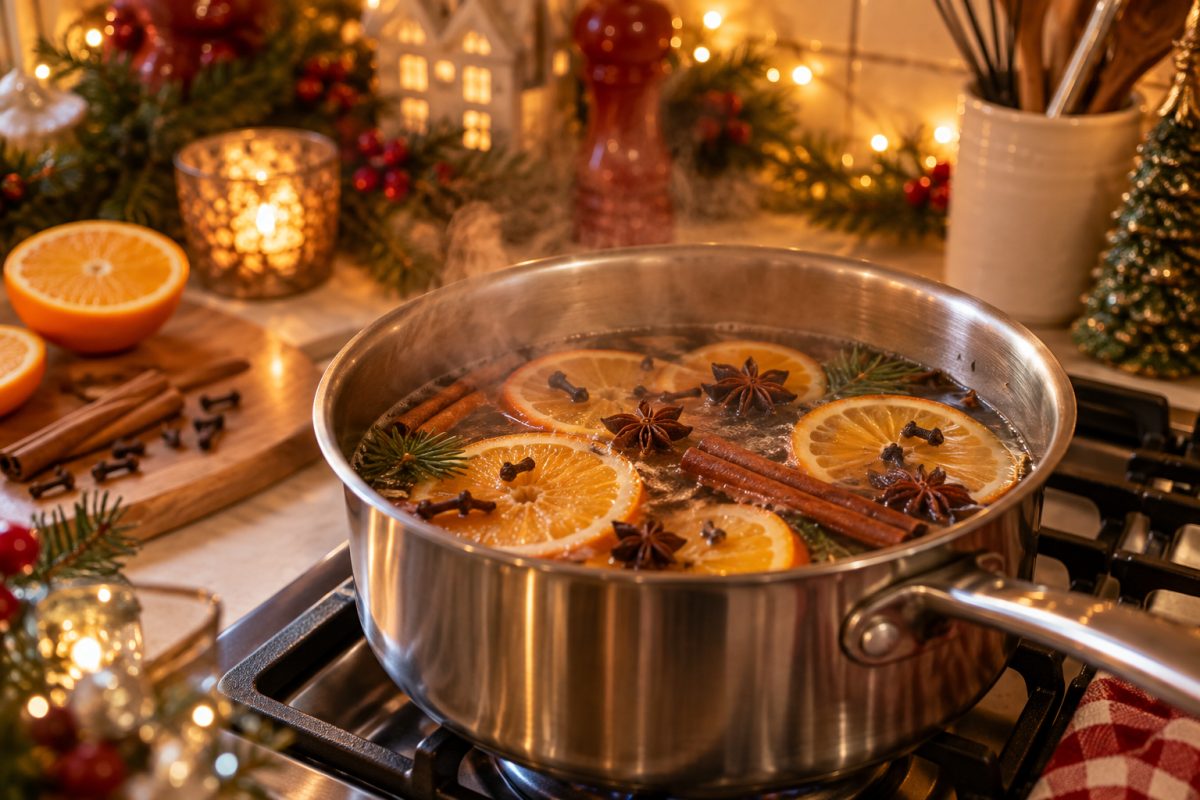 Le pot-pourri de Noël mijoté