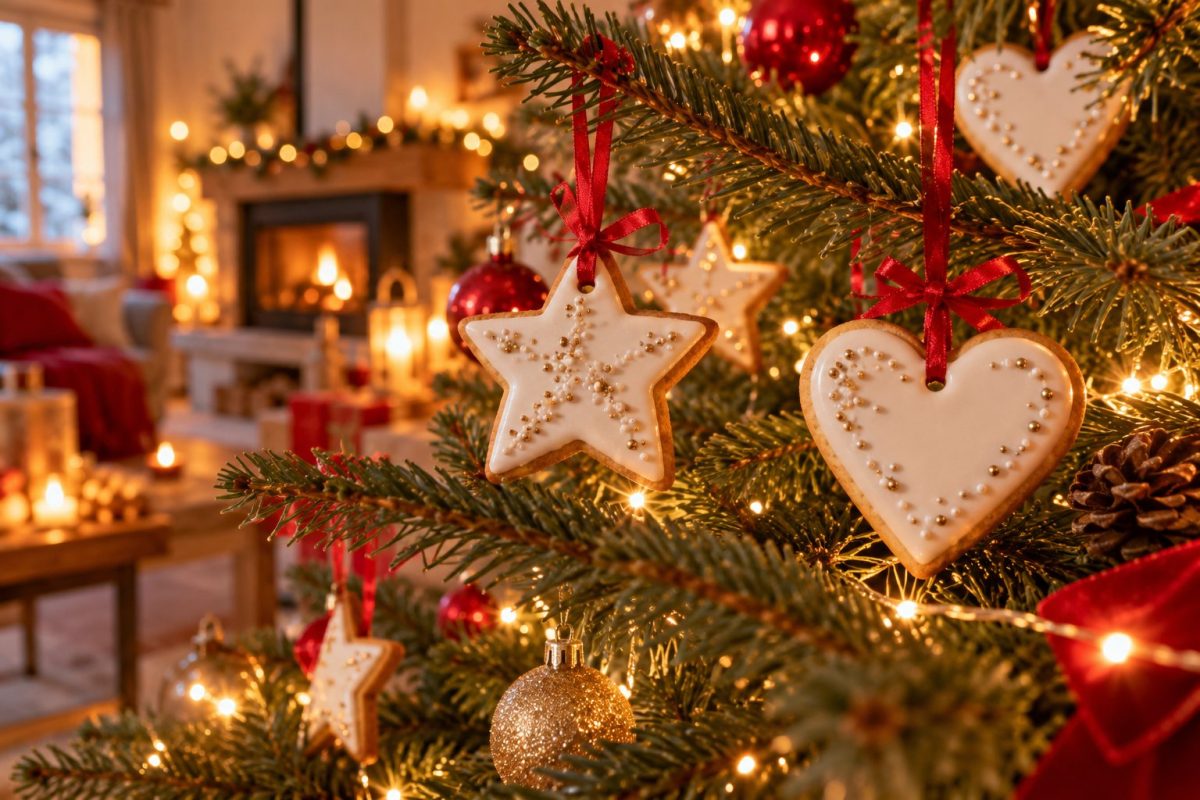 Les biscuits à suspendre au sapin
