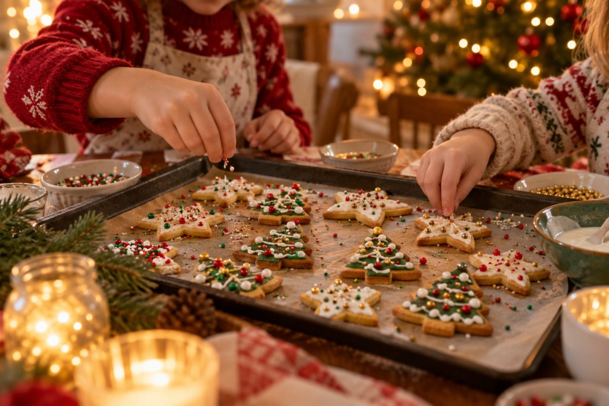 Les biscuits de Noël à décorer