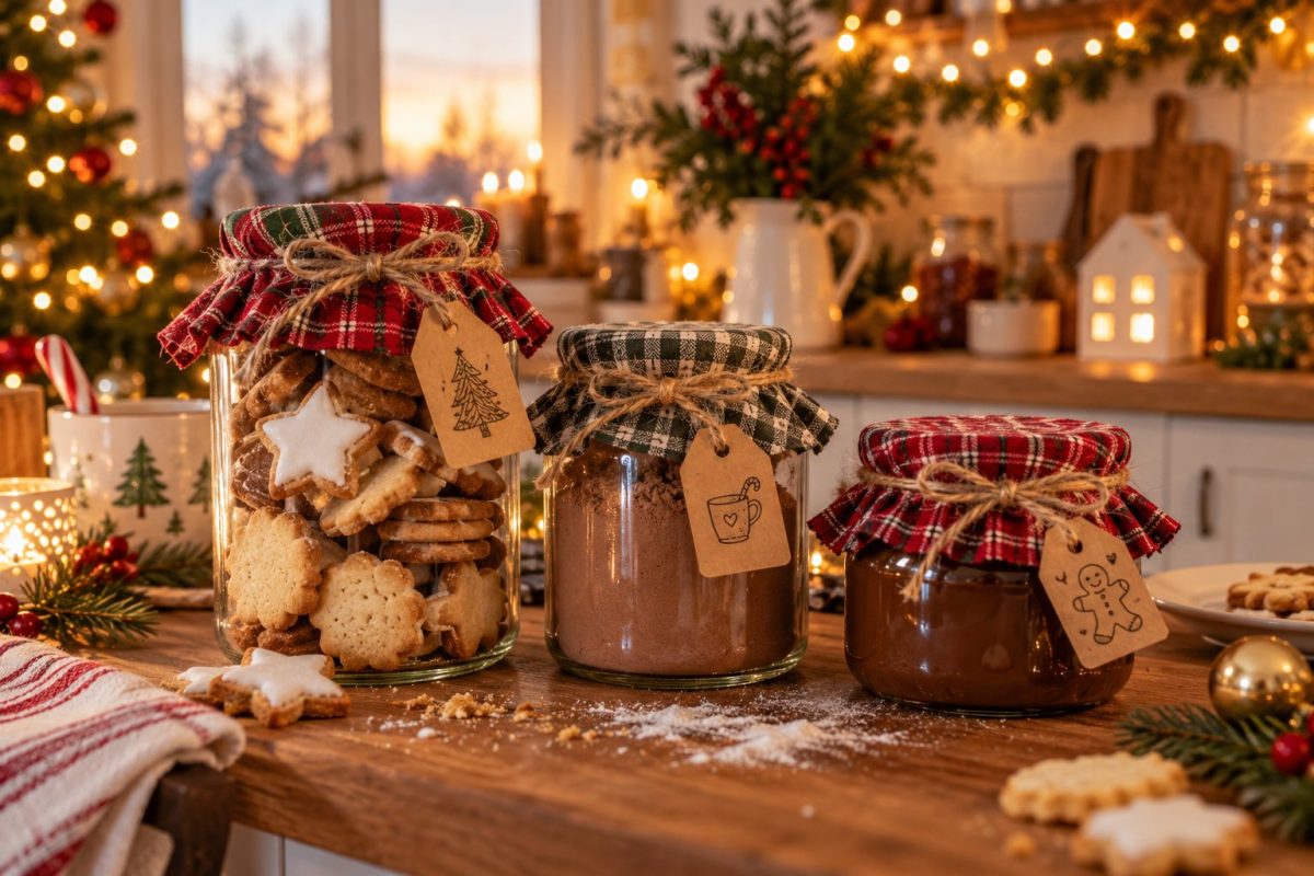 Les cadeaux faits maison et gourmands