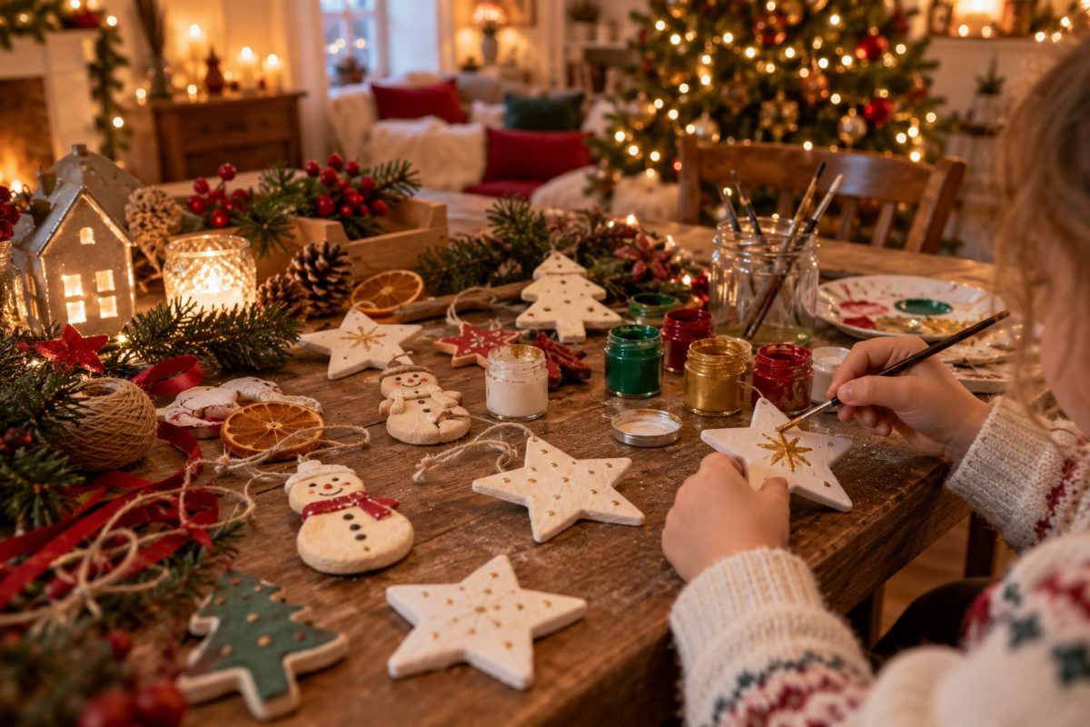 Les décorations faites maison avec les enfants
