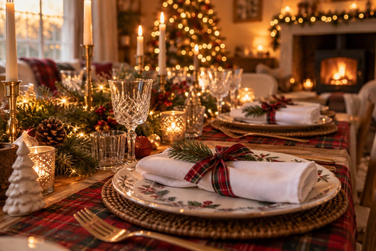 Les ronds de serviette en tartan