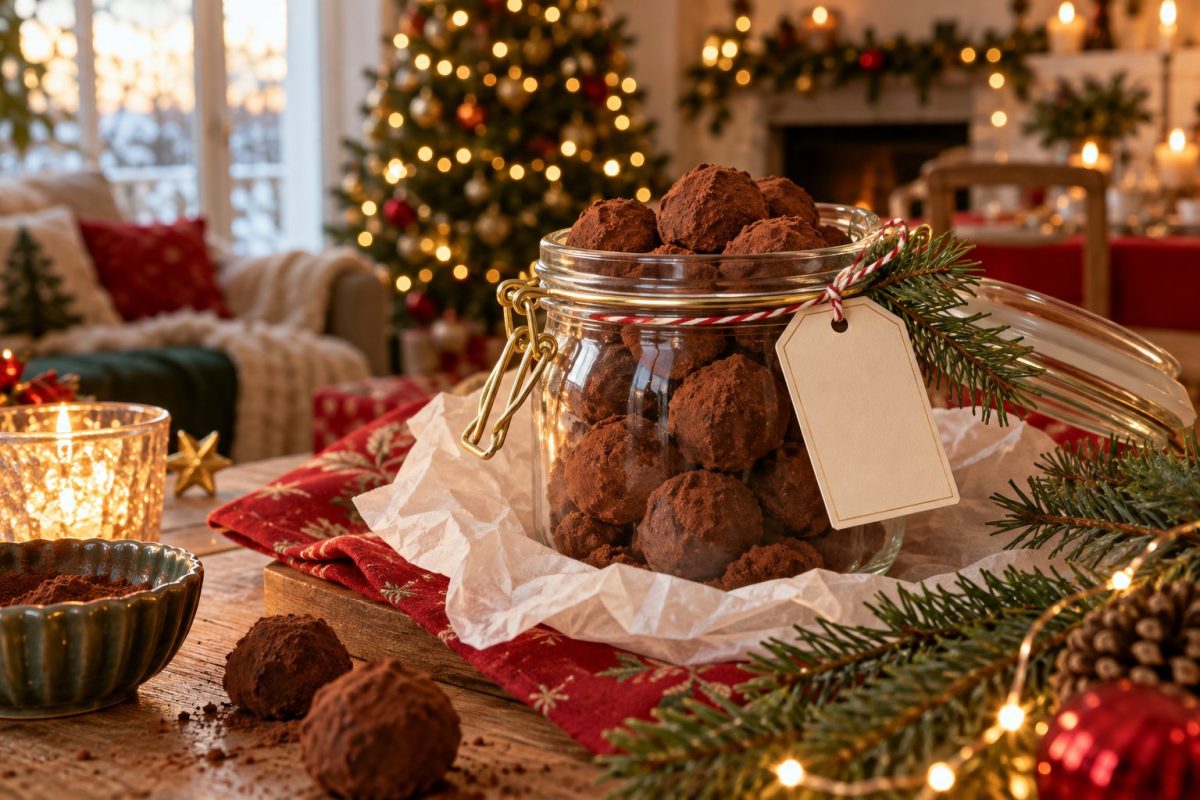 Les truffes au chocolat