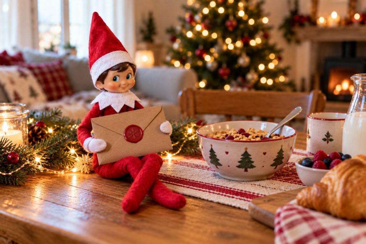 Lettre d'arrivée du lutin farceur