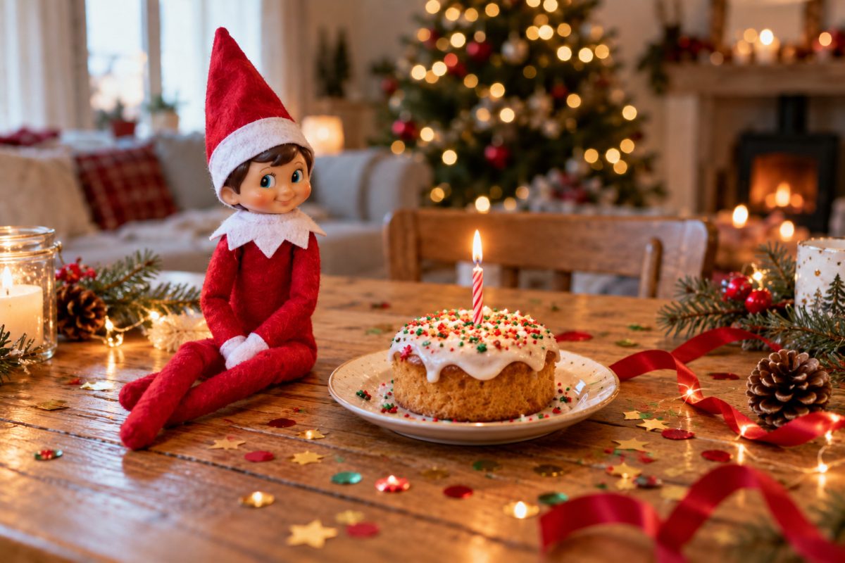 Lutin farceur pour un anniversaire en décembre