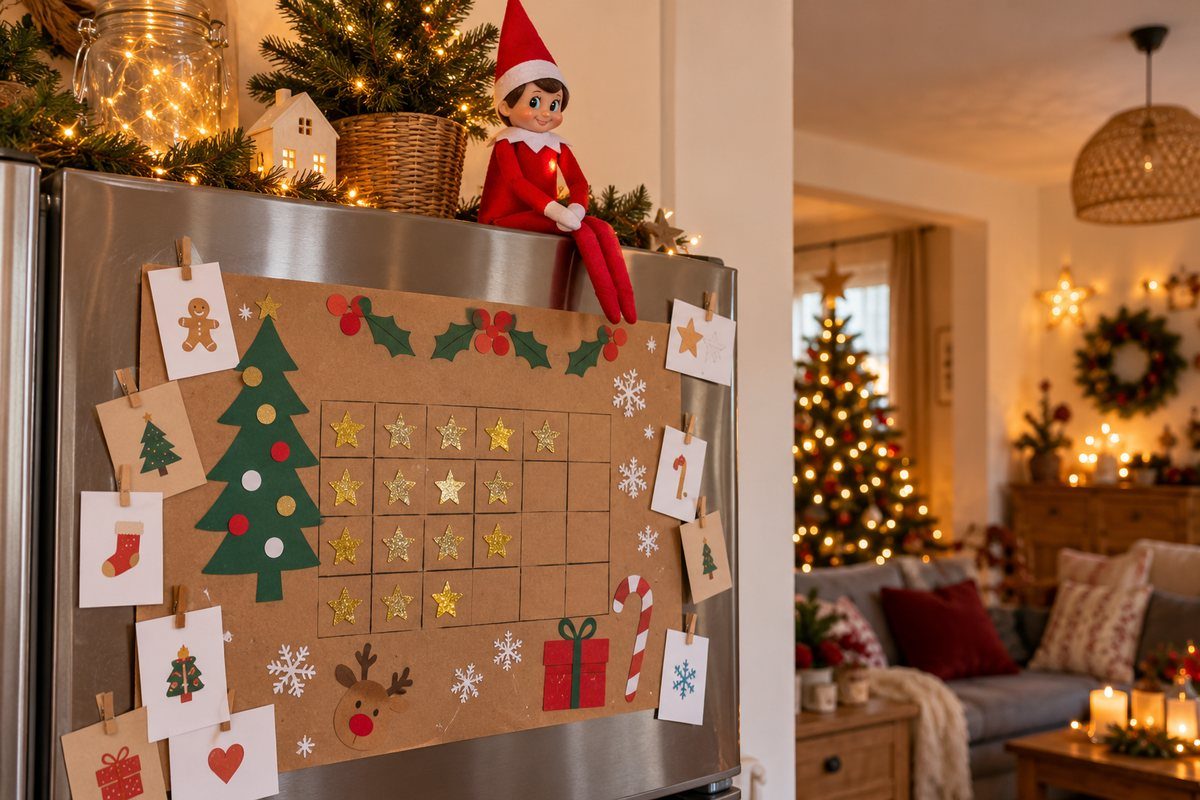 Tableau des bonnes actions du lutin farceur