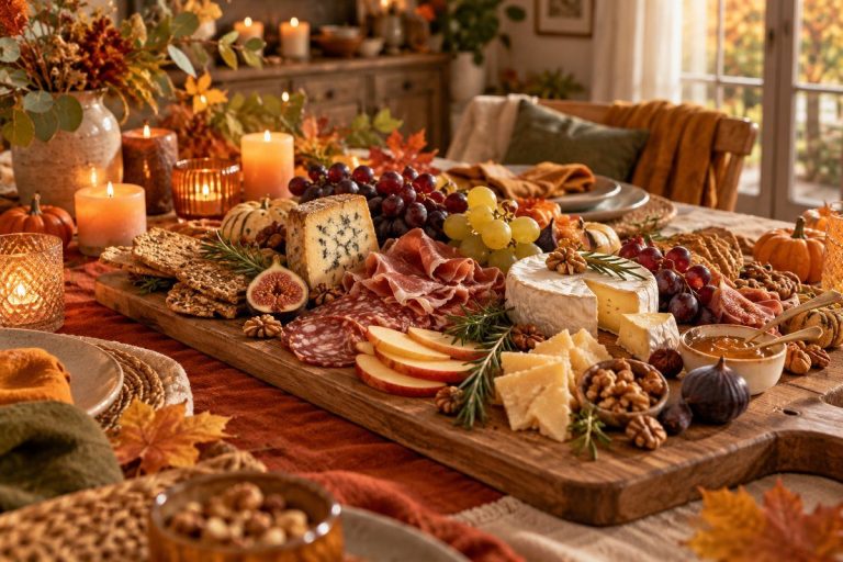 planche apero automne