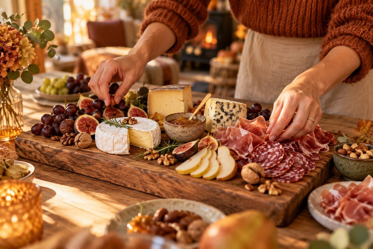 Composer une planche apéro d'automne