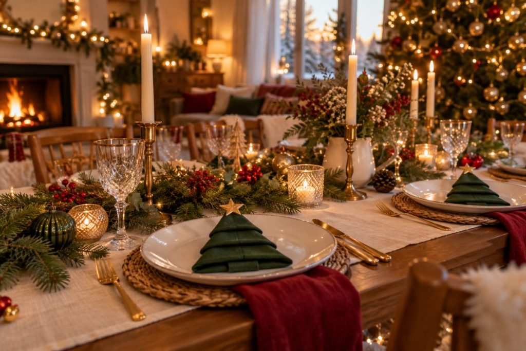 Pliage de serviettes de Noël : 12 idées étonnantes et faciles
