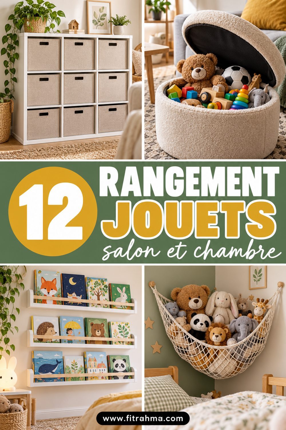 Rangement jouets : 12 idées pour le salon et la chambre