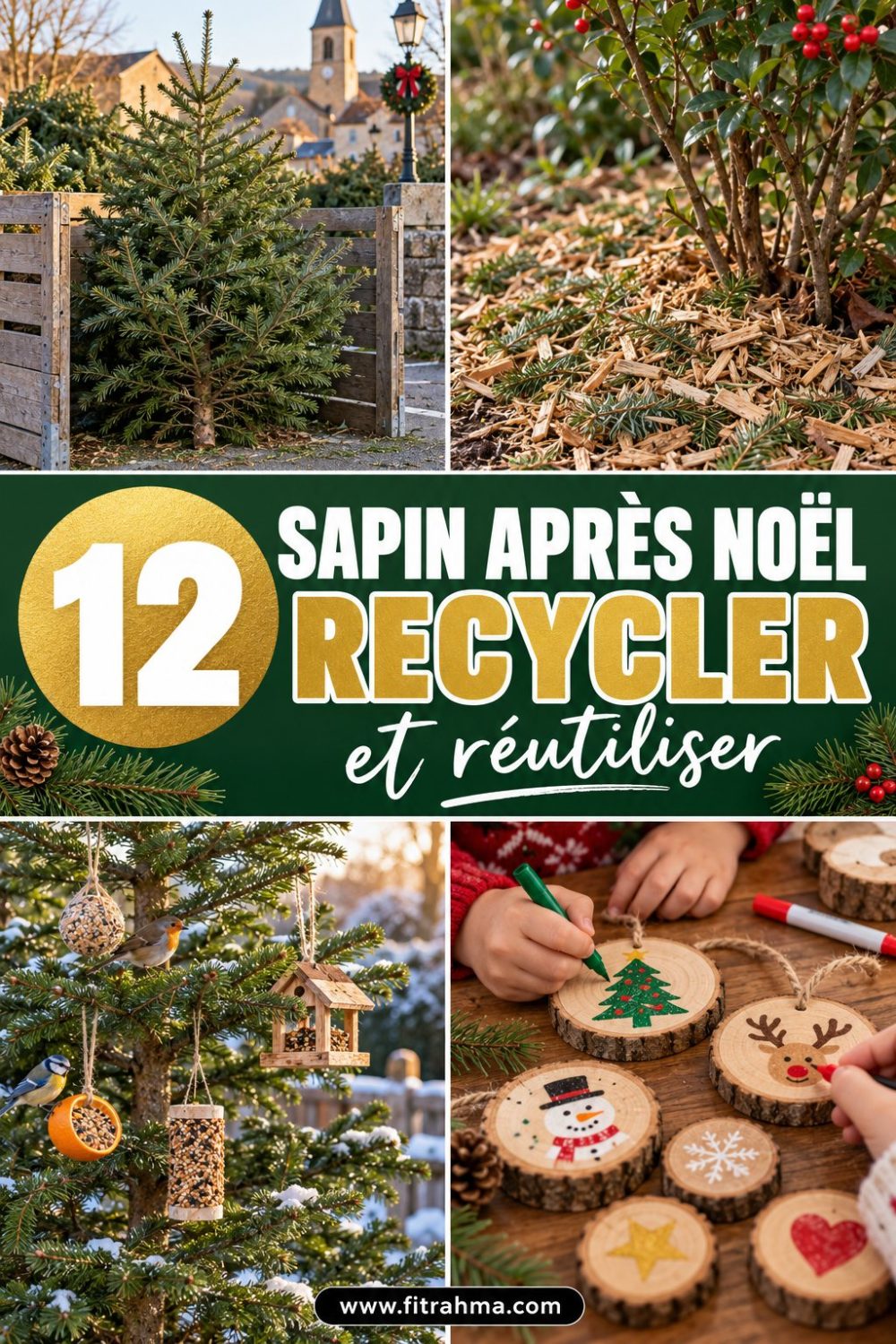 Que faire de son sapin après Noël : recycler et réutiliser