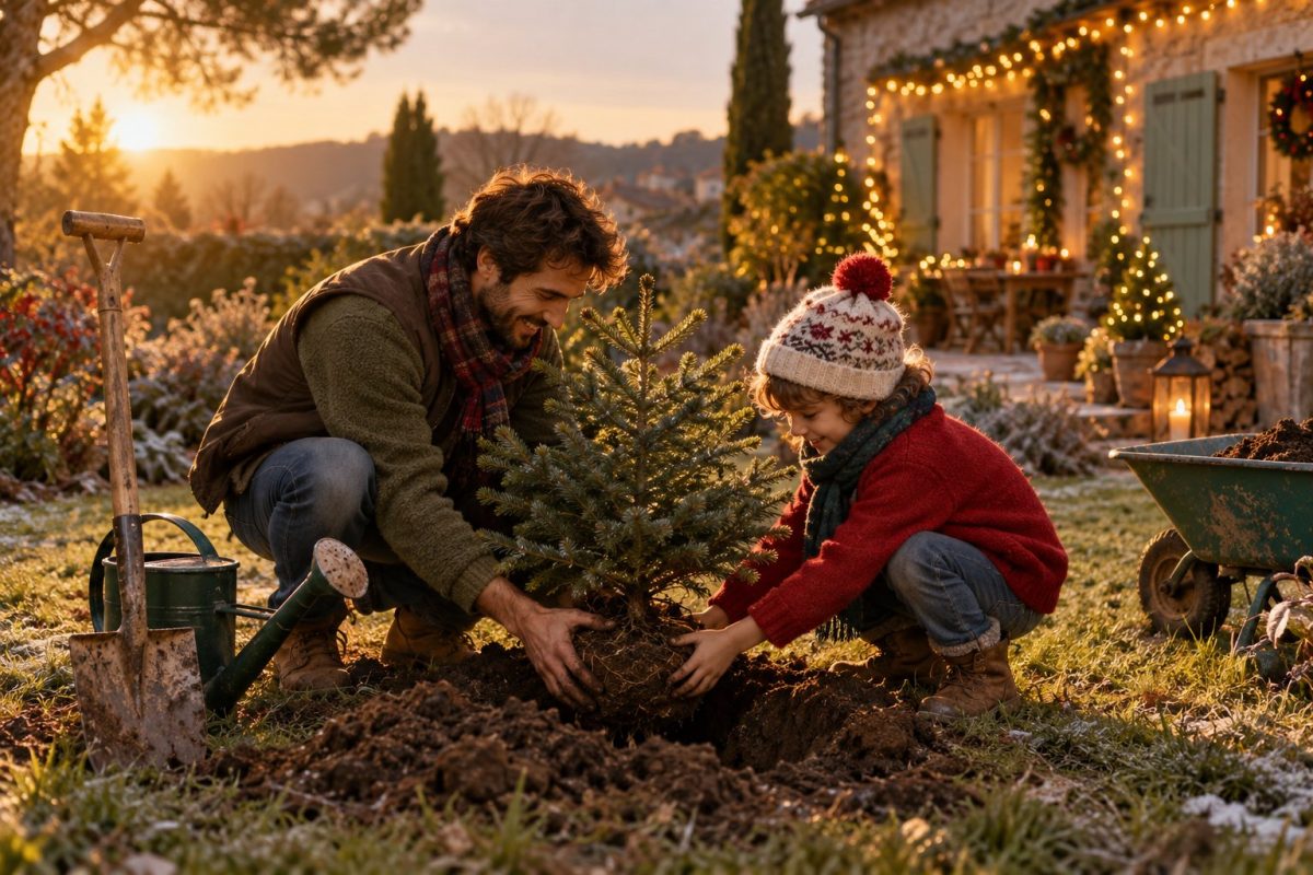 Replanter le sapin en pot